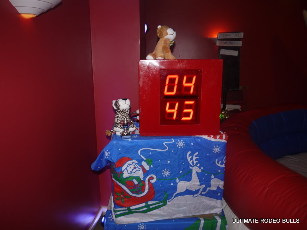 Rodeo Bull Hire & Bucking Bronco Hire Kent| RODEO BULL LED CLOCK